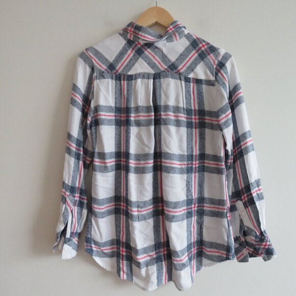RAILS Hunter Red White Blue Melange Plaid Button Down Shirt Casual - Size S - Picture 10 of 14